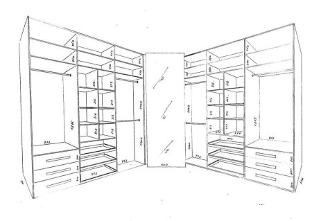 Эскиз гардеробной