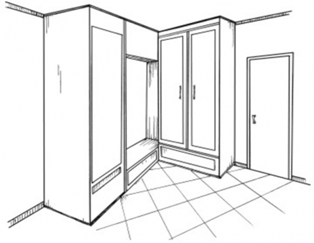 Эскиз прихожей