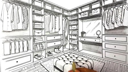 Нарисованная гардеробная