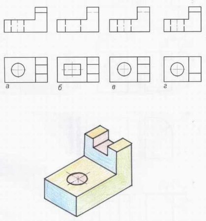 Задания для выполнения технического рисунка