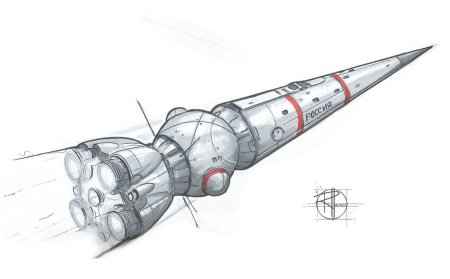 Зарисовки космического корабля