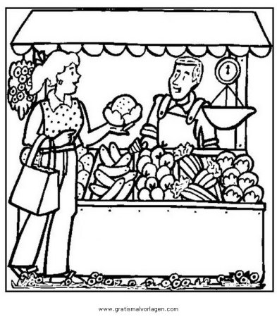 Раскраска ярмарка