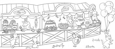 Раскраска магазин игрушек