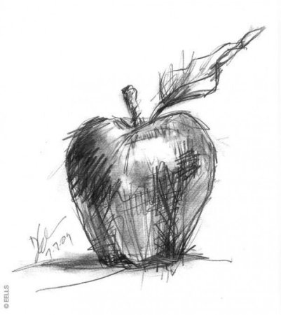 Яблоко скетч