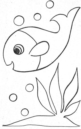 Трафареты для аппликации для детей