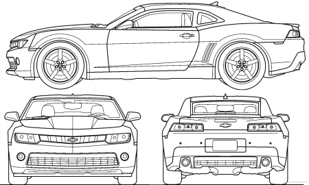 Chevrolet Camaro 2010 Blueprint