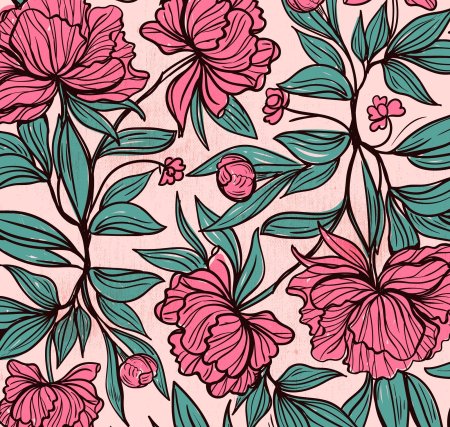 Орнамент цветы