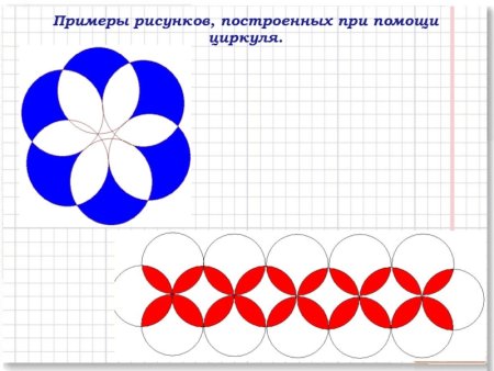 Орнамент при помощи циркуля