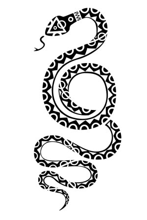 Стилизованная змея
