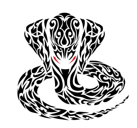 Стилизованная змея