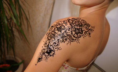 Временное тату хной