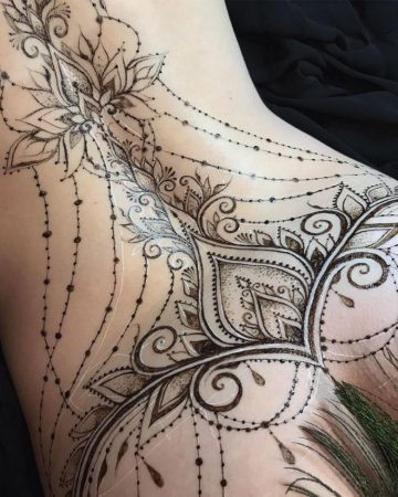 Тату кружево