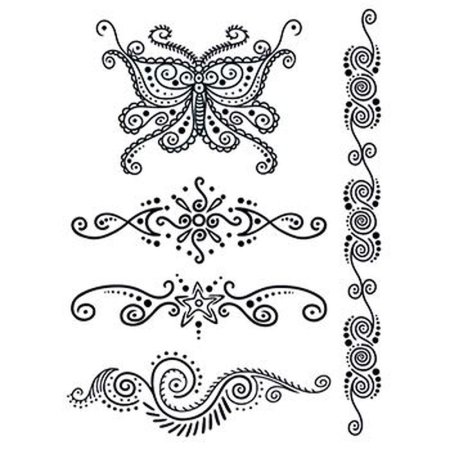 Тату браслет мехенди эскиз