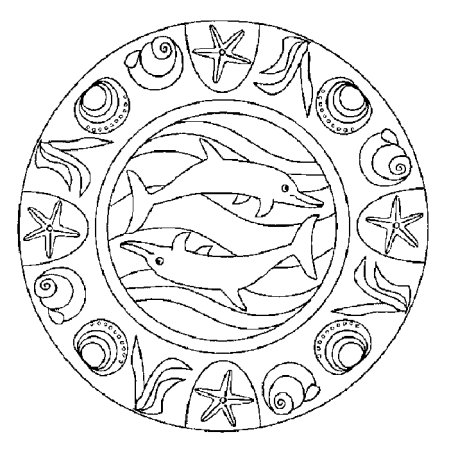 Зооморфный орнамент в круге