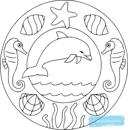 Зооморфный орнамент в круге