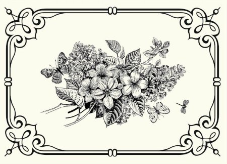 Монохромные рисунки для декупажа