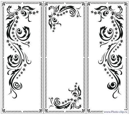 Орнамент на дверь