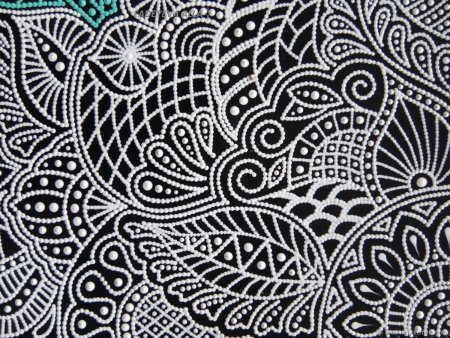 Точечная роспись контурами