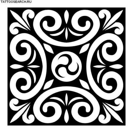 Адыгский орнамент вектор