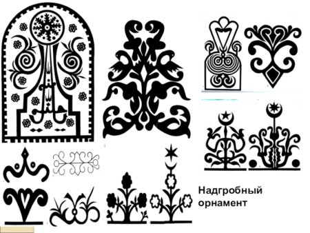 Осетинский надгробный орнамент