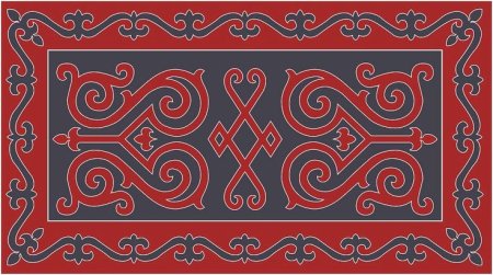 Национальный орнамент Чечни