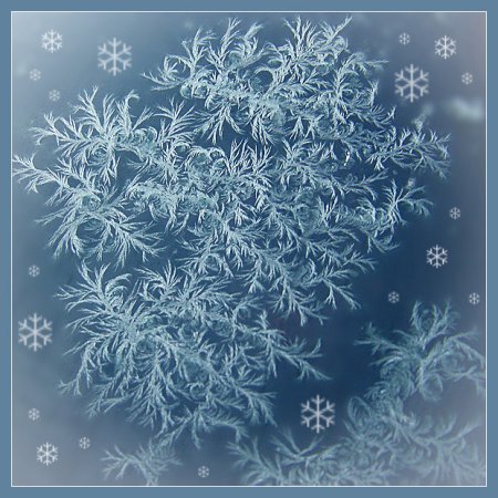 Морозные узоры рисование