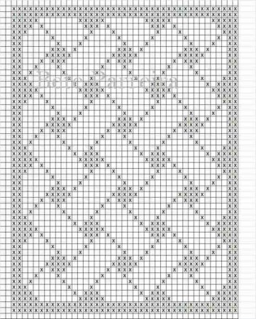 Орнаменты для вязания пледов