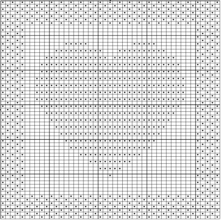 Теневой узор сердце