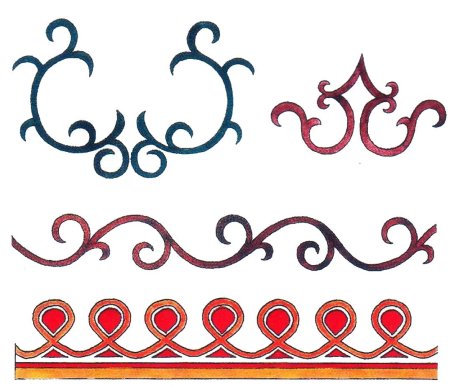 Элементы узора