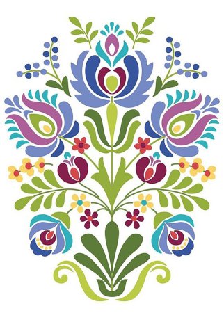 Цветочно растительный орнамент