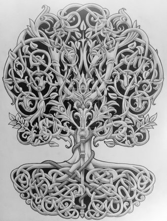 Кельтское Древо Иггдрасиль