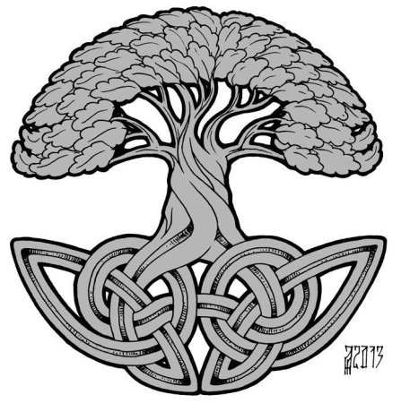 Скандинавское Древо жизни Иггдрасиль