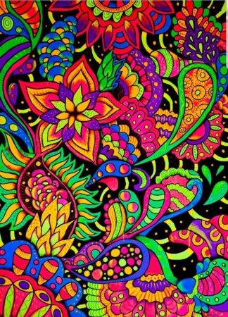 Разноцветные узоры