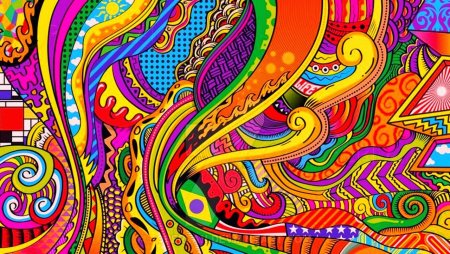 Цветной орнамент