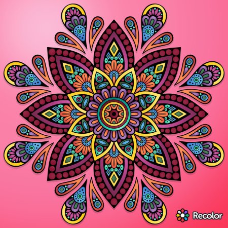 Восьмилепестковая Мандала