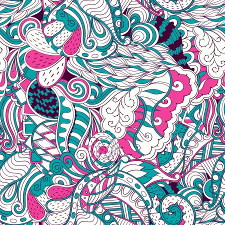 Яркий орнамент