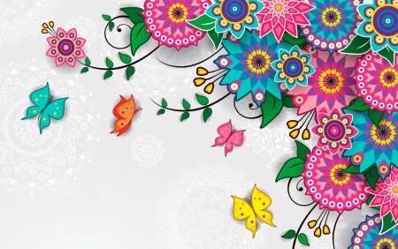 Орнамент цветы