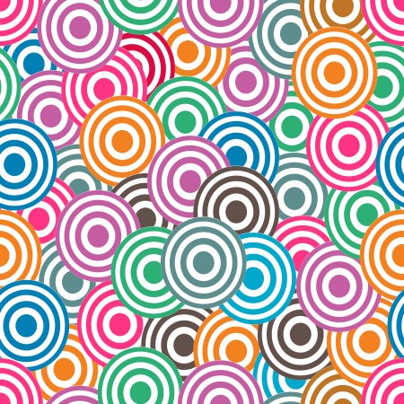 Фон кружочки разноцветные