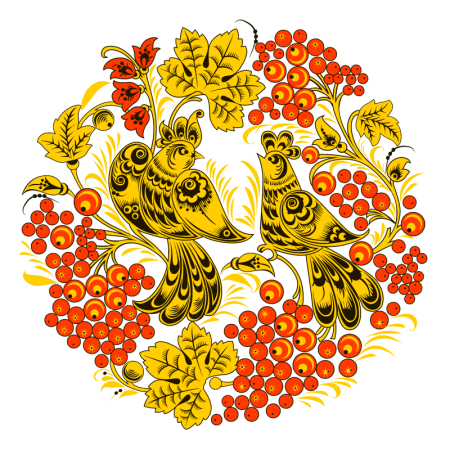 Роспись Хохломская русская народная