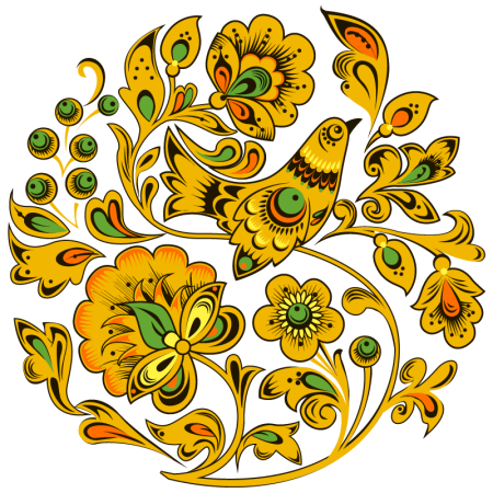 Русские народные росписи Хохломская