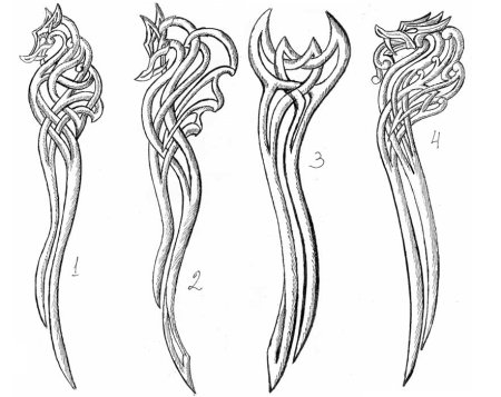 Кельтские узоры карандашом