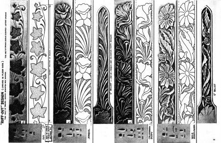 Узоры для травления на ножах