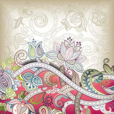 Орнамент в индийском стиле