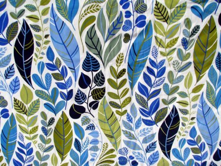 Растительный орнамент на ткани