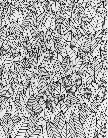 Орнамент из осенних листьев