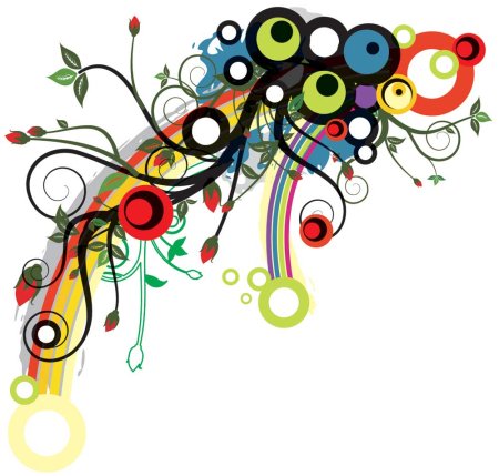 Цветные абстрактные узоры