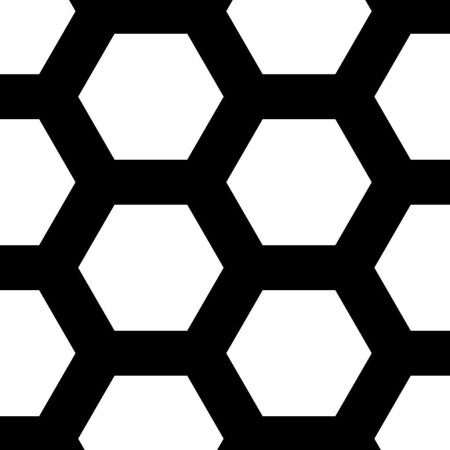 Соты черно белые