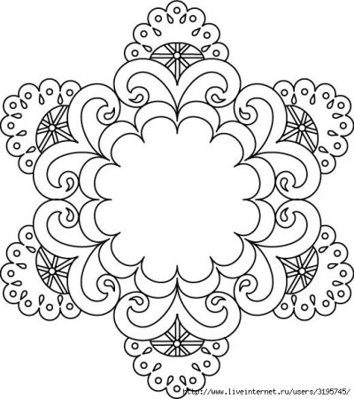 Кружево раскраска для детей
