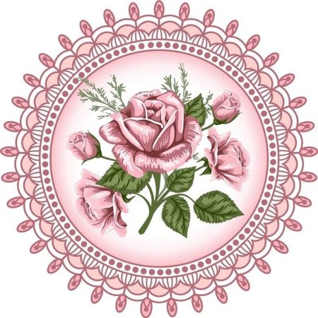 Цветочный орнамент для декупажа