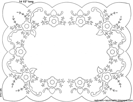 Скатерть для раскрашивания для детей